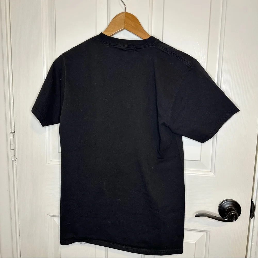 RARE Vintage McDonald’s Malibu x Champion Black T-Shirt Sz S Indie Skater Grunge - Picture 3 of 6